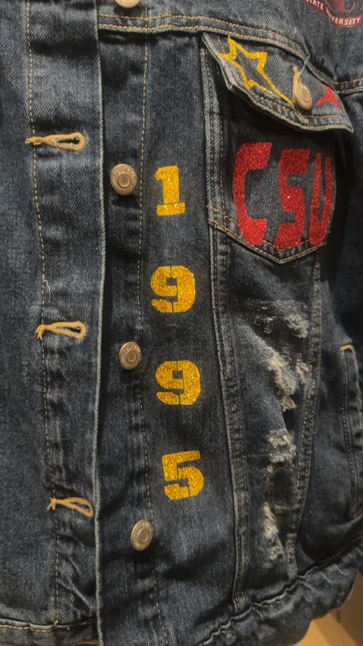 Custom Denim Jacket Team/School